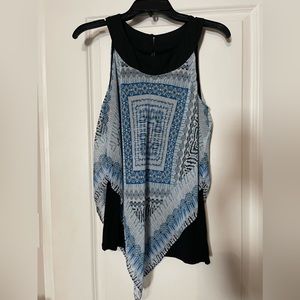 Sleeveless bandana type dressy top